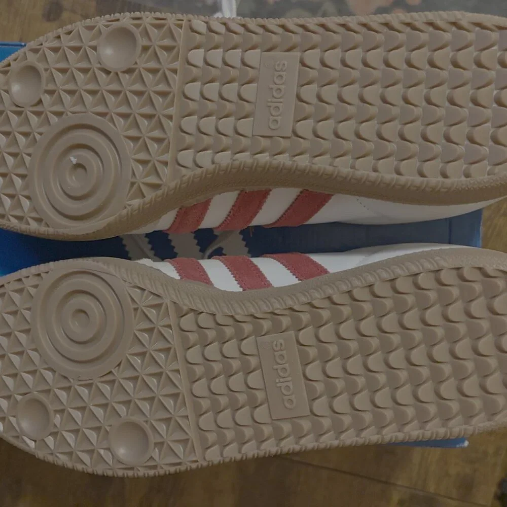 Adidas Samba OG Men’s Size 12 White Red Sneakers JI3201 | Classic Gum Sole | NWT - Picture 6 of 8